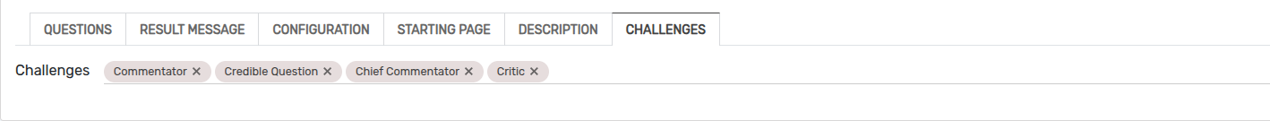 Quiz Gamification Challenges and Badges