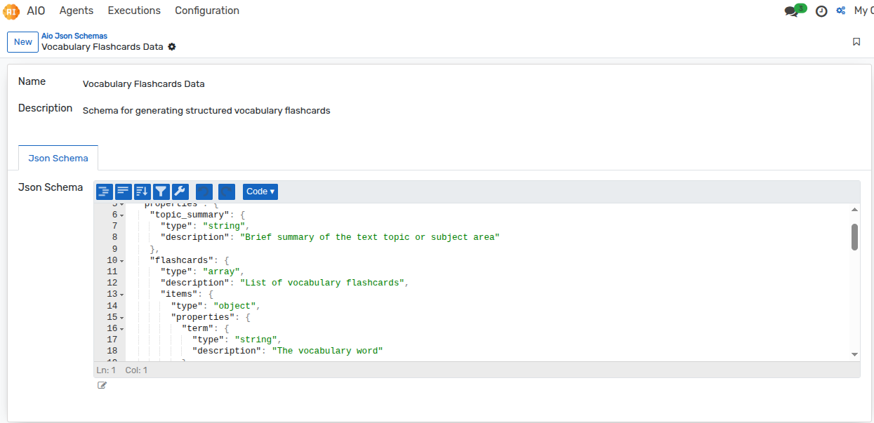 JSON Schemas and Survey Feedback Mapping